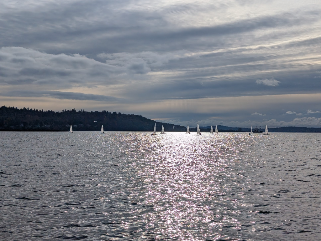 Sunday Frostbiting from Shilshole Bay Marina, Seattle